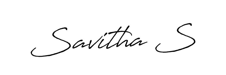 Antro_Vectra_Bolder is a professional signature style that is perfect for those who want to add a touch of class to their signature. It is also a great choice for those who want to make their signature more unique. Get Savitha S name to fancy signature for free. Savitha S signature style 7 images and pictures png