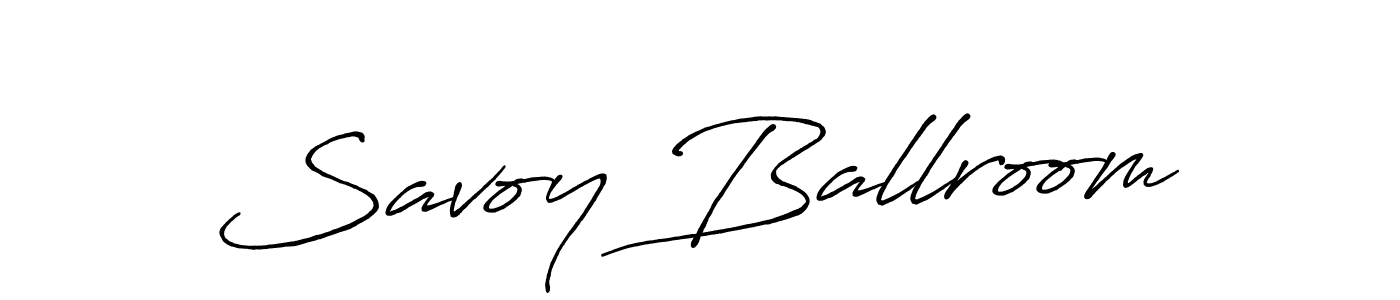 Similarly Antro_Vectra_Bolder is the best handwritten signature design. Signature creator online .You can use it as an online autograph creator for name Savoy Ballroom. Savoy Ballroom signature style 7 images and pictures png