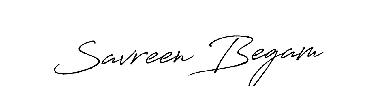 Use a signature maker to create a handwritten signature online. With this signature software, you can design (Antro_Vectra_Bolder) your own signature for name Savreen Begam. Savreen Begam signature style 7 images and pictures png