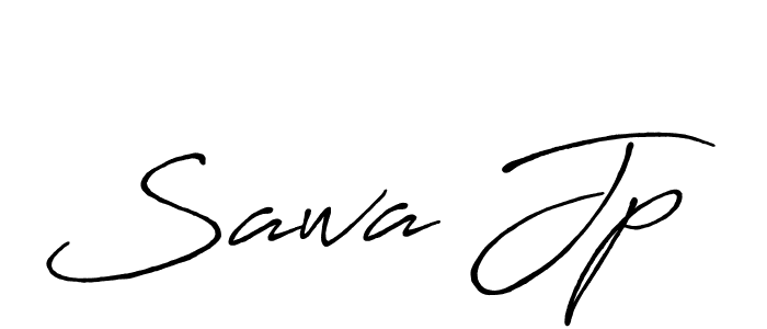 Also You can easily find your signature by using the search form. We will create Sawa Jp name handwritten signature images for you free of cost using Antro_Vectra_Bolder sign style. Sawa Jp signature style 7 images and pictures png