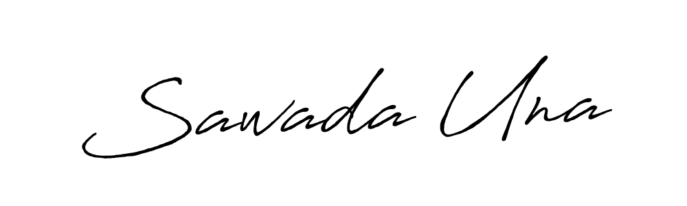 The best way (Antro_Vectra_Bolder) to make a short signature is to pick only two or three words in your name. The name Sawada Una include a total of six letters. For converting this name. Sawada Una signature style 7 images and pictures png