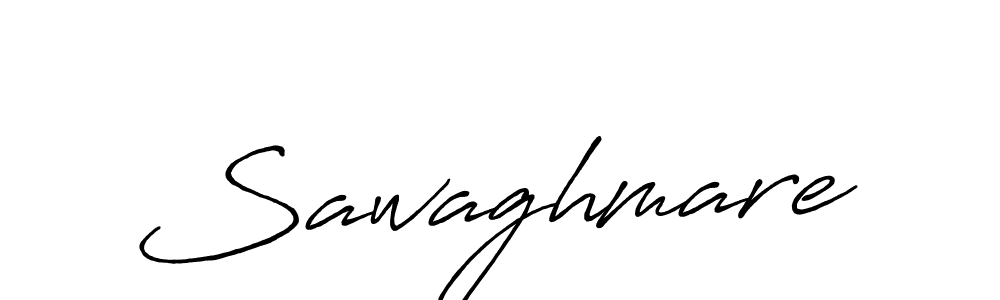 How to make Sawaghmare signature? Antro_Vectra_Bolder is a professional autograph style. Create handwritten signature for Sawaghmare name. Sawaghmare signature style 7 images and pictures png