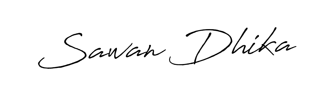 It looks lik you need a new signature style for name Sawan Dhika. Design unique handwritten (Antro_Vectra_Bolder) signature with our free signature maker in just a few clicks. Sawan Dhika signature style 7 images and pictures png