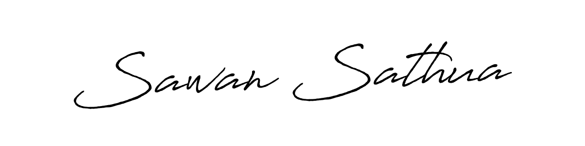 You should practise on your own different ways (Antro_Vectra_Bolder) to write your name (Sawan Sathua) in signature. don't let someone else do it for you. Sawan Sathua signature style 7 images and pictures png