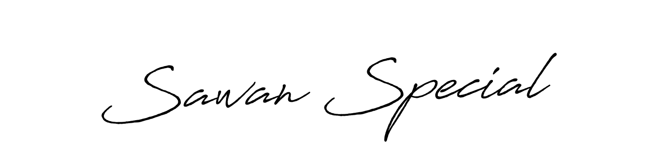 Also we have Sawan Special name is the best signature style. Create professional handwritten signature collection using Antro_Vectra_Bolder autograph style. Sawan Special signature style 7 images and pictures png