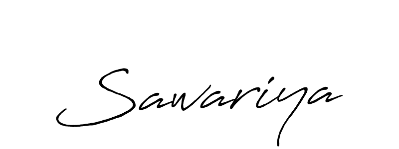 Use a signature maker to create a handwritten signature online. With this signature software, you can design (Antro_Vectra_Bolder) your own signature for name Sawariya. Sawariya signature style 7 images and pictures png