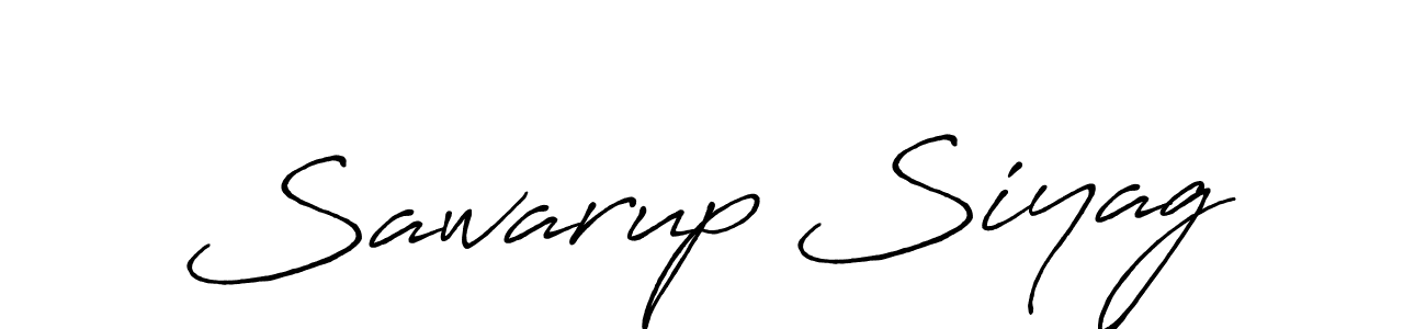 Use a signature maker to create a handwritten signature online. With this signature software, you can design (Antro_Vectra_Bolder) your own signature for name Sawarup Siyag. Sawarup Siyag signature style 7 images and pictures png