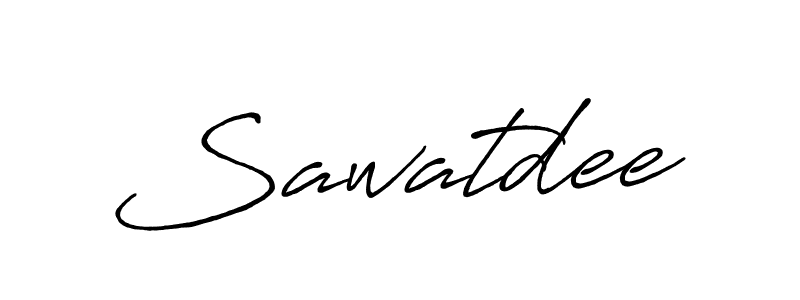 Design your own signature with our free online signature maker. With this signature software, you can create a handwritten (Antro_Vectra_Bolder) signature for name Sawatdee. Sawatdee signature style 7 images and pictures png