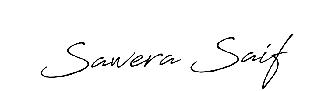 You should practise on your own different ways (Antro_Vectra_Bolder) to write your name (Sawera Saif) in signature. don't let someone else do it for you. Sawera Saif signature style 7 images and pictures png