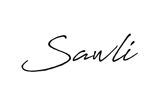 How to make Sawli name signature. Use Antro_Vectra_Bolder style for creating short signs online. This is the latest handwritten sign. Sawli signature style 7 images and pictures png