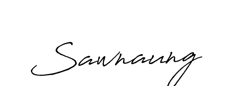 How to make Sawnaung signature? Antro_Vectra_Bolder is a professional autograph style. Create handwritten signature for Sawnaung name. Sawnaung signature style 7 images and pictures png