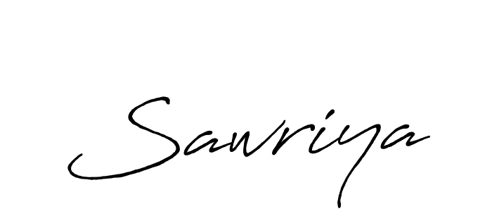 Make a beautiful signature design for name Sawriya. With this signature (Antro_Vectra_Bolder) style, you can create a handwritten signature for free. Sawriya signature style 7 images and pictures png