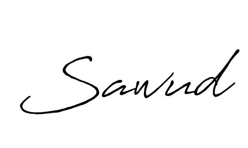 Make a beautiful signature design for name Sawud. Use this online signature maker to create a handwritten signature for free. Sawud signature style 7 images and pictures png