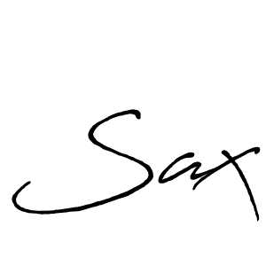 You should practise on your own different ways (Antro_Vectra_Bolder) to write your name (Sax) in signature. don't let someone else do it for you. Sax signature style 7 images and pictures png