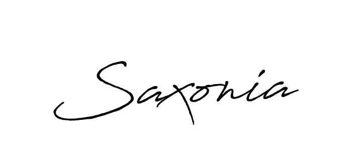 Create a beautiful signature design for name Saxonia. With this signature (Antro_Vectra_Bolder) fonts, you can make a handwritten signature for free. Saxonia signature style 7 images and pictures png