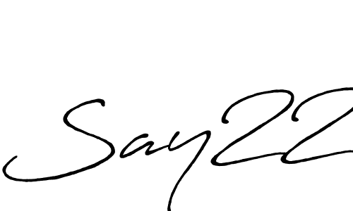 See photos of Say22 official signature by Spectra . Check more albums & portfolios. Read reviews & check more about Antro_Vectra_Bolder font. Say22 signature style 7 images and pictures png