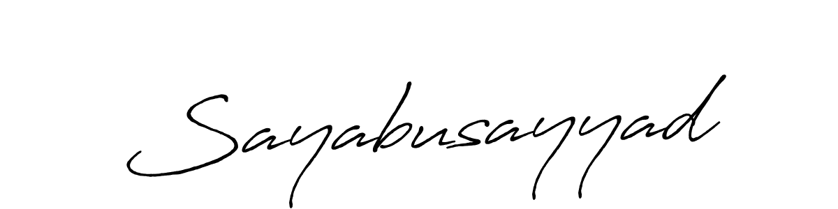 Sayabusayyad stylish signature style. Best Handwritten Sign (Antro_Vectra_Bolder) for my name. Handwritten Signature Collection Ideas for my name Sayabusayyad. Sayabusayyad signature style 7 images and pictures png