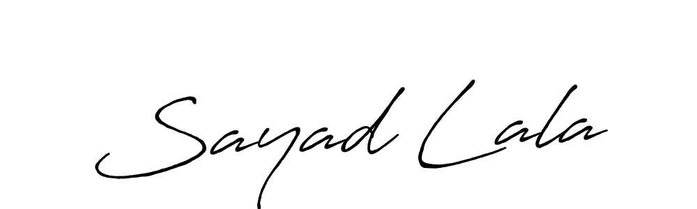Make a beautiful signature design for name Sayad Lala. Use this online signature maker to create a handwritten signature for free. Sayad Lala signature style 7 images and pictures png