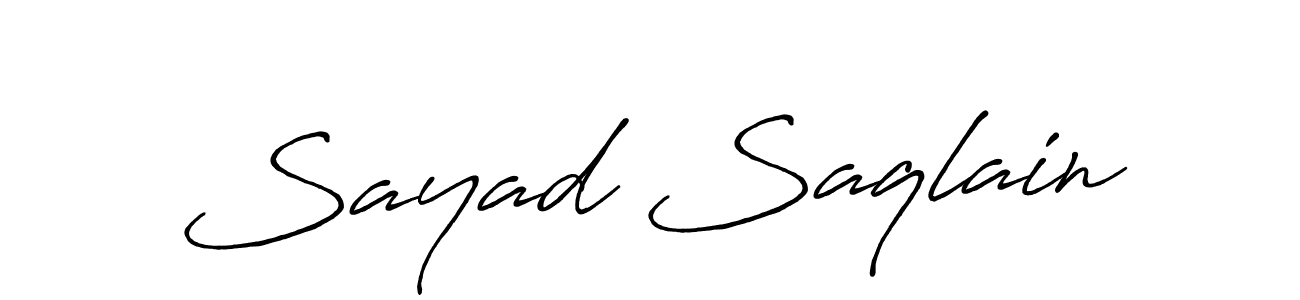 Antro_Vectra_Bolder is a professional signature style that is perfect for those who want to add a touch of class to their signature. It is also a great choice for those who want to make their signature more unique. Get Sayad Saqlain name to fancy signature for free. Sayad Saqlain signature style 7 images and pictures png