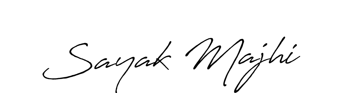 The best way (Antro_Vectra_Bolder) to make a short signature is to pick only two or three words in your name. The name Sayak Majhi include a total of six letters. For converting this name. Sayak Majhi signature style 7 images and pictures png