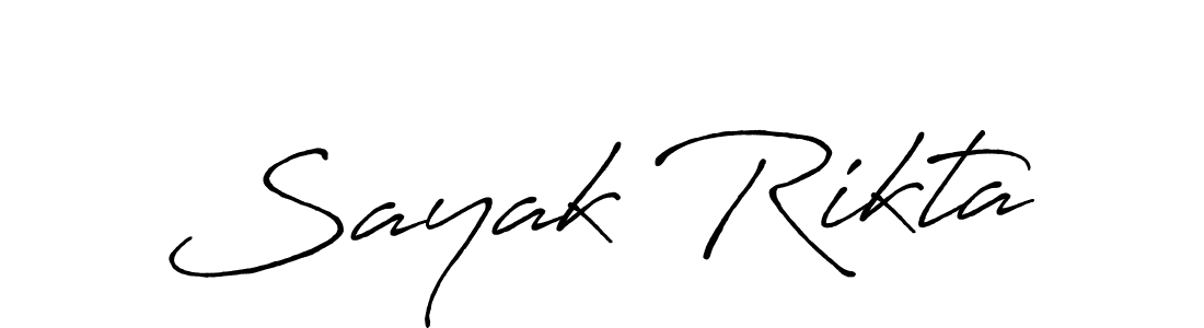 Once you've used our free online signature maker to create your best signature Antro_Vectra_Bolder style, it's time to enjoy all of the benefits that Sayak Rikta name signing documents. Sayak Rikta signature style 7 images and pictures png