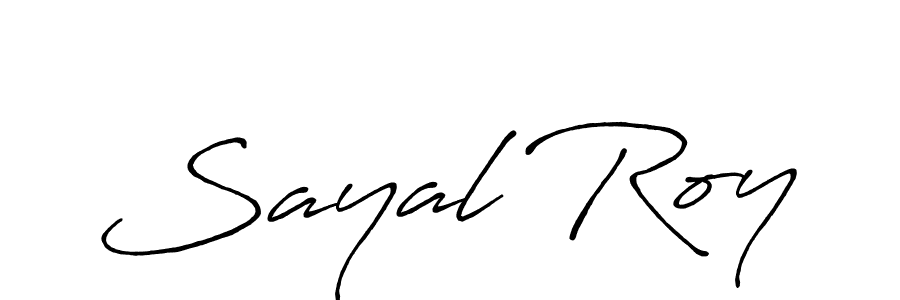 Also we have Sayal Roy name is the best signature style. Create professional handwritten signature collection using Antro_Vectra_Bolder autograph style. Sayal Roy signature style 7 images and pictures png