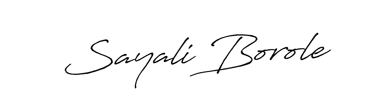 Also we have Sayali Borole name is the best signature style. Create professional handwritten signature collection using Antro_Vectra_Bolder autograph style. Sayali Borole signature style 7 images and pictures png