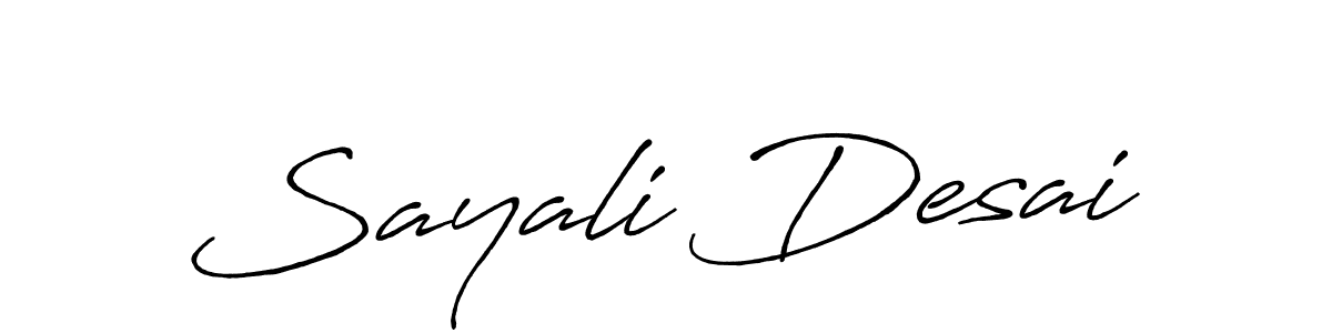 This is the best signature style for the Sayali Desai name. Also you like these signature font (Antro_Vectra_Bolder). Mix name signature. Sayali Desai signature style 7 images and pictures png