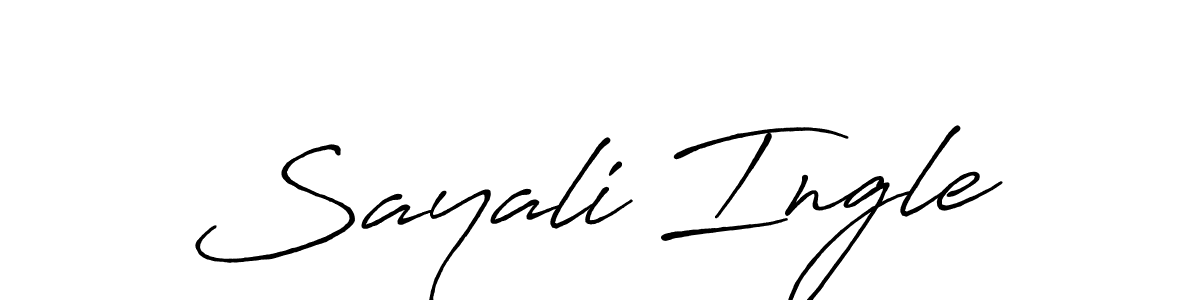 Similarly Antro_Vectra_Bolder is the best handwritten signature design. Signature creator online .You can use it as an online autograph creator for name Sayali Ingle. Sayali Ingle signature style 7 images and pictures png