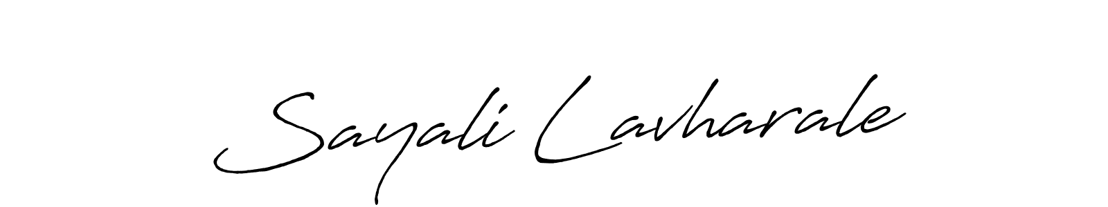 Sayali Lavharale stylish signature style. Best Handwritten Sign (Antro_Vectra_Bolder) for my name. Handwritten Signature Collection Ideas for my name Sayali Lavharale. Sayali Lavharale signature style 7 images and pictures png