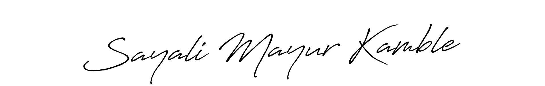 This is the best signature style for the Sayali Mayur Kamble name. Also you like these signature font (Antro_Vectra_Bolder). Mix name signature. Sayali Mayur Kamble signature style 7 images and pictures png