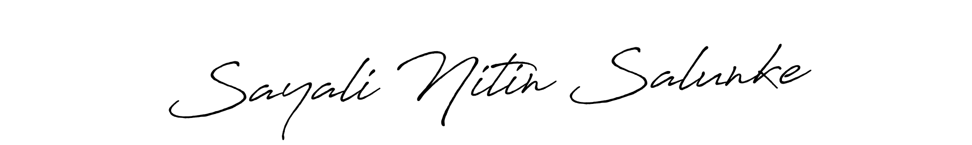 Once you've used our free online signature maker to create your best signature Antro_Vectra_Bolder style, it's time to enjoy all of the benefits that Sayali Nitin Salunke name signing documents. Sayali Nitin Salunke signature style 7 images and pictures png