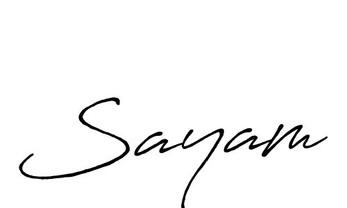 if you are searching for the best signature style for your name Sayam. so please give up your signature search. here we have designed multiple signature styles  using Antro_Vectra_Bolder. Sayam signature style 7 images and pictures png