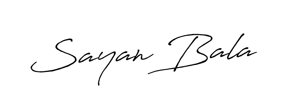 It looks lik you need a new signature style for name Sayan Bala. Design unique handwritten (Antro_Vectra_Bolder) signature with our free signature maker in just a few clicks. Sayan Bala signature style 7 images and pictures png