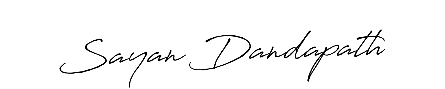Make a beautiful signature design for name Sayan Dandapath. Use this online signature maker to create a handwritten signature for free. Sayan Dandapath signature style 7 images and pictures png