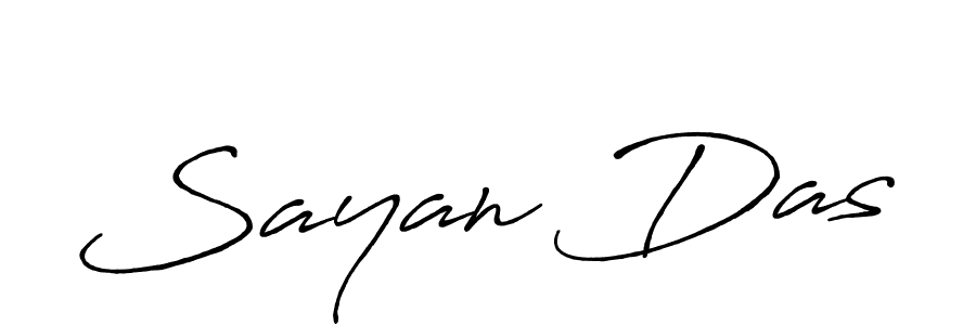 Use a signature maker to create a handwritten signature online. With this signature software, you can design (Antro_Vectra_Bolder) your own signature for name Sayan Das. Sayan Das signature style 7 images and pictures png