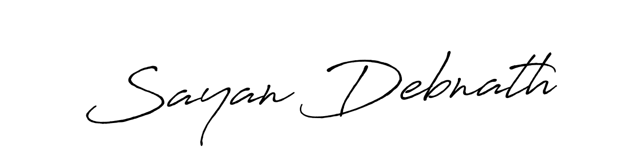 Similarly Antro_Vectra_Bolder is the best handwritten signature design. Signature creator online .You can use it as an online autograph creator for name Sayan Debnath. Sayan Debnath signature style 7 images and pictures png