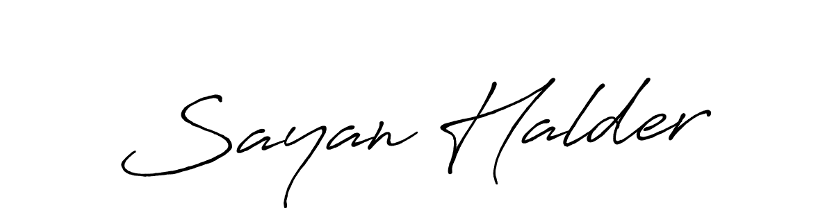 How to make Sayan Halder signature? Antro_Vectra_Bolder is a professional autograph style. Create handwritten signature for Sayan Halder name. Sayan Halder signature style 7 images and pictures png