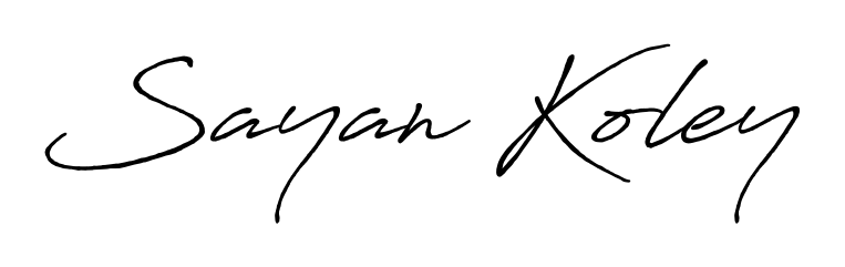 Looking for the ultimate eSignature for Sayan Koley? Explore Antro_Vectra_Bolder font collection and download transparent PNGs in seconds. Sayan Koley signature style 7 images and pictures png
