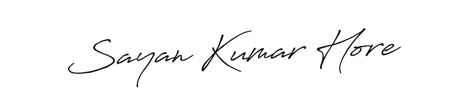 Sayan Kumar Hore stylish signature style. Best Handwritten Sign (Antro_Vectra_Bolder) for my name. Handwritten Signature Collection Ideas for my name Sayan Kumar Hore. Sayan Kumar Hore signature style 7 images and pictures png