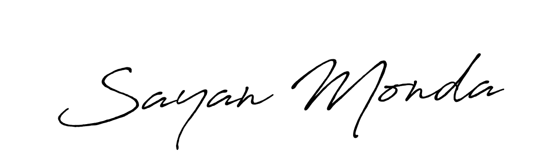 The best way (Antro_Vectra_Bolder) to make a short signature is to pick only two or three words in your name. The name Sayan Monda include a total of six letters. For converting this name. Sayan Monda signature style 7 images and pictures png
