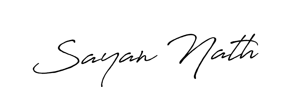 if you are searching for the best signature style for your name Sayan Nath. so please give up your signature search. here we have designed multiple signature styles  using Antro_Vectra_Bolder. Sayan Nath signature style 7 images and pictures png