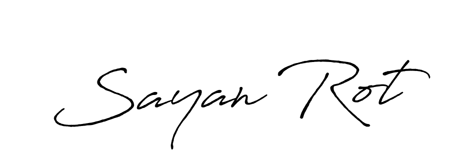 You can use this online signature creator to create a handwritten signature for the name Sayan Rot. This is the best online autograph maker. Sayan Rot signature style 7 images and pictures png