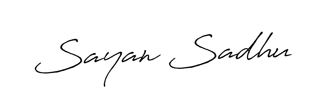 Make a beautiful signature design for name Sayan Sadhu. Use this online signature maker to create a handwritten signature for free. Sayan Sadhu signature style 7 images and pictures png
