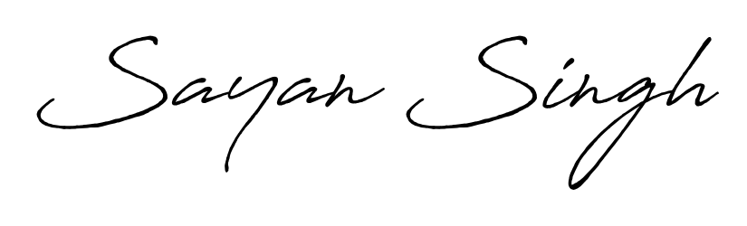 How to make Sayan Singh name signature. Use Antro_Vectra_Bolder style for creating short signs online. This is the latest handwritten sign. Sayan Singh signature style 7 images and pictures png