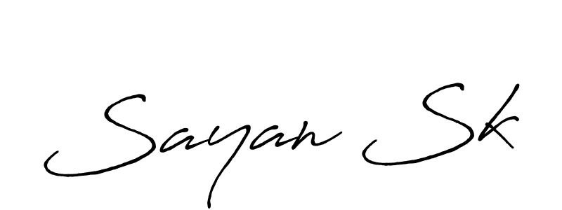if you are searching for the best signature style for your name Sayan Sk. so please give up your signature search. here we have designed multiple signature styles  using Antro_Vectra_Bolder. Sayan Sk signature style 7 images and pictures png