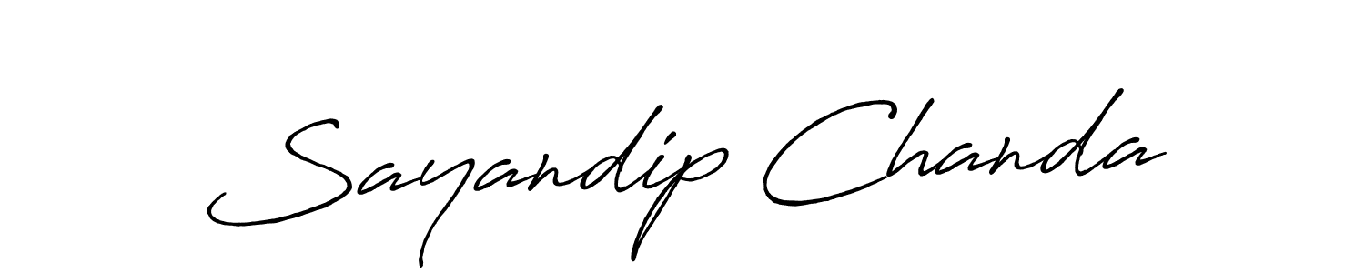 You should practise on your own different ways (Antro_Vectra_Bolder) to write your name (Sayandip Chanda) in signature. don't let someone else do it for you. Sayandip Chanda signature style 7 images and pictures png