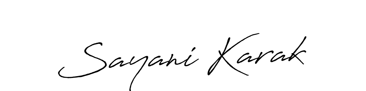 Also You can easily find your signature by using the search form. We will create Sayani Karak name handwritten signature images for you free of cost using Antro_Vectra_Bolder sign style. Sayani Karak signature style 7 images and pictures png