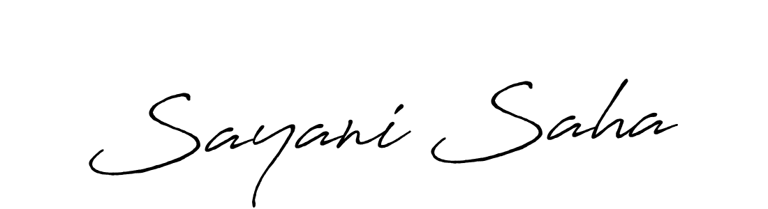Also You can easily find your signature by using the search form. We will create Sayani Saha name handwritten signature images for you free of cost using Antro_Vectra_Bolder sign style. Sayani Saha signature style 7 images and pictures png