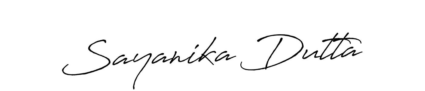 Make a beautiful signature design for name Sayanika Dutta. Use this online signature maker to create a handwritten signature for free. Sayanika Dutta signature style 7 images and pictures png